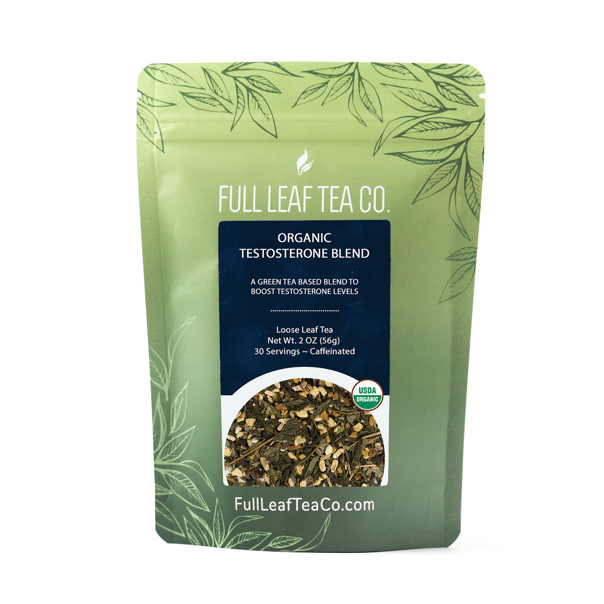 Organic Testosterone Blend - Loose Leaf Tea - Full Leaf Tea Company