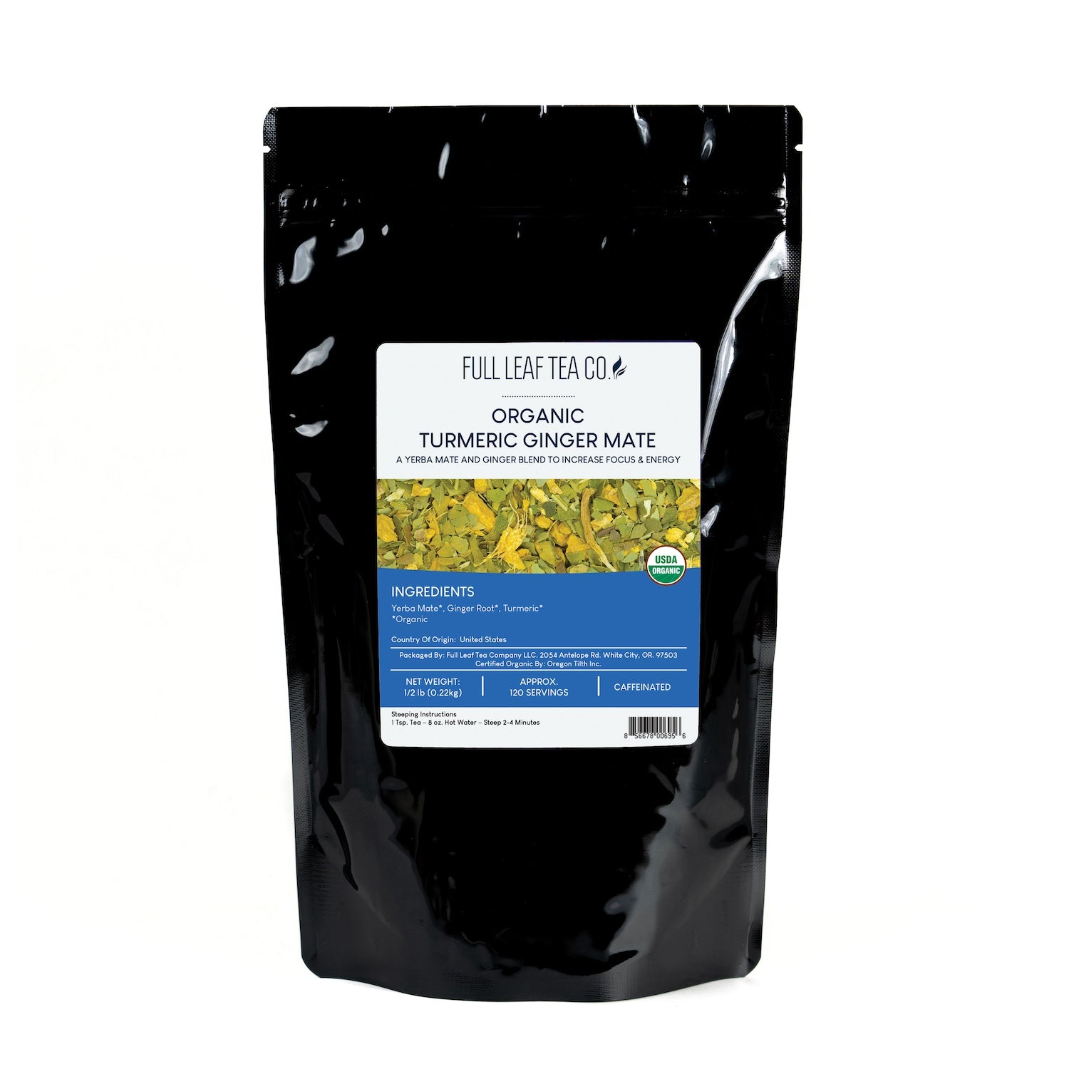 Organic Turmeric Ginger Mate - Loose Leaf Tea - Full Leaf Tea Company