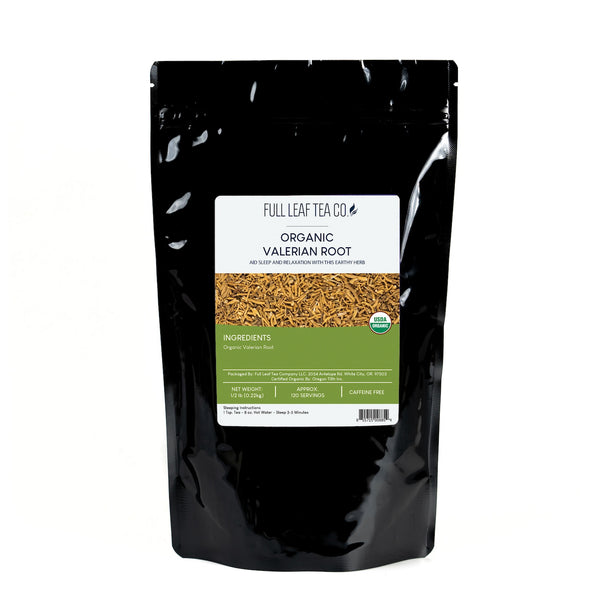 Organic Valerian Root - Loose Leaf Tea - Full Leaf Tea Company - 2 oz Bag (approx. 30 servings)