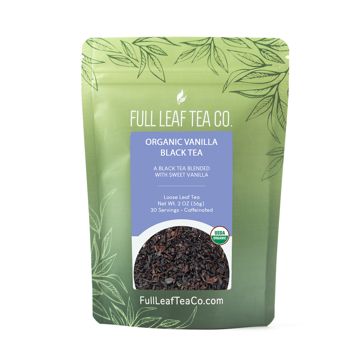 Organic Vanilla Black Tea - Loose Leaf Tea - Full Leaf Tea Company