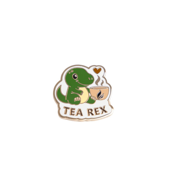 Tea-Rex Enamel Pin - Full Leaf Tea Company