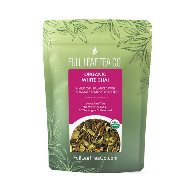Organic White Chai - Loose Leaf Tea - Full Leaf Tea Company - 2 oz Bag (approx. 30 servings)