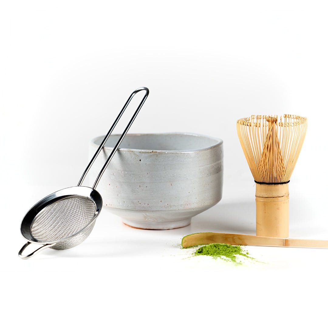 White Traditional Matcha Bowl - Accessories - Full Leaf Tea Company