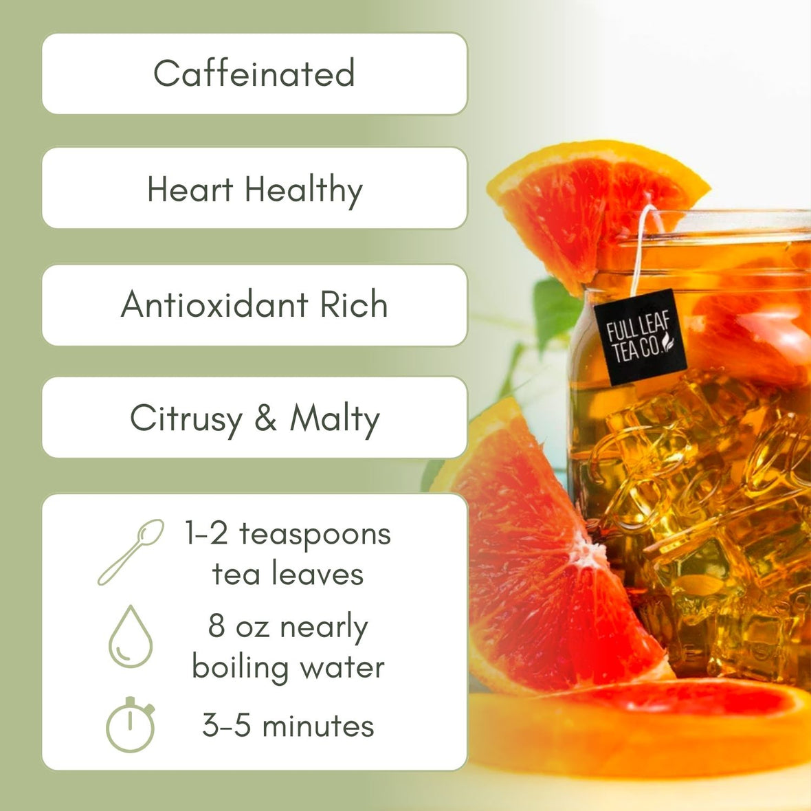 Organic Blood Orange Loose Leaf Black Tea Full Leaf Tea Company