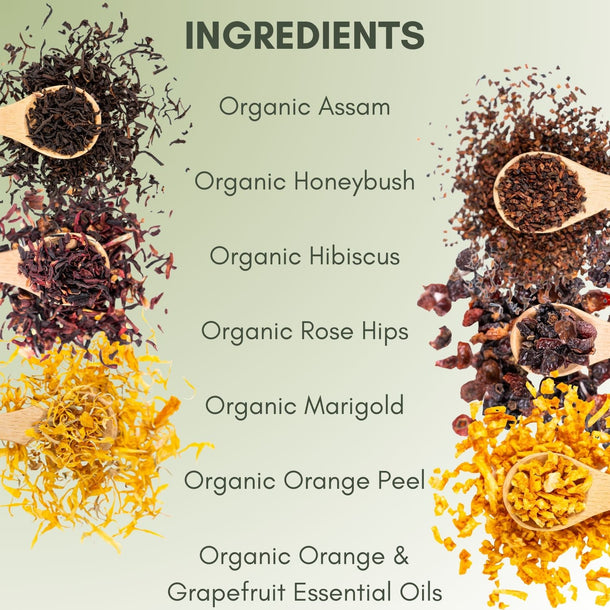 Organic Blood Orange Black - Loose Leaf Tea - Full Leaf Tea Company