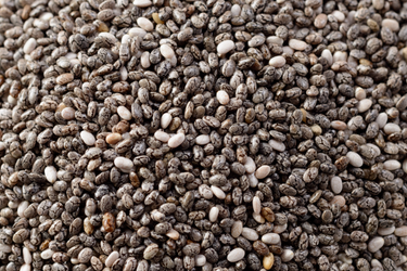 A bunch of chia seeds.
