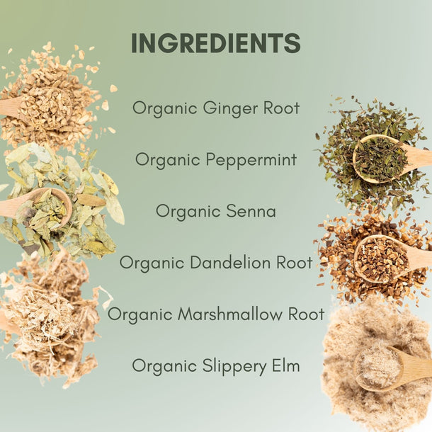 Organic Constipation Relief Tea - Herbal Loose Leaf Tea – Full Leaf Tea ...