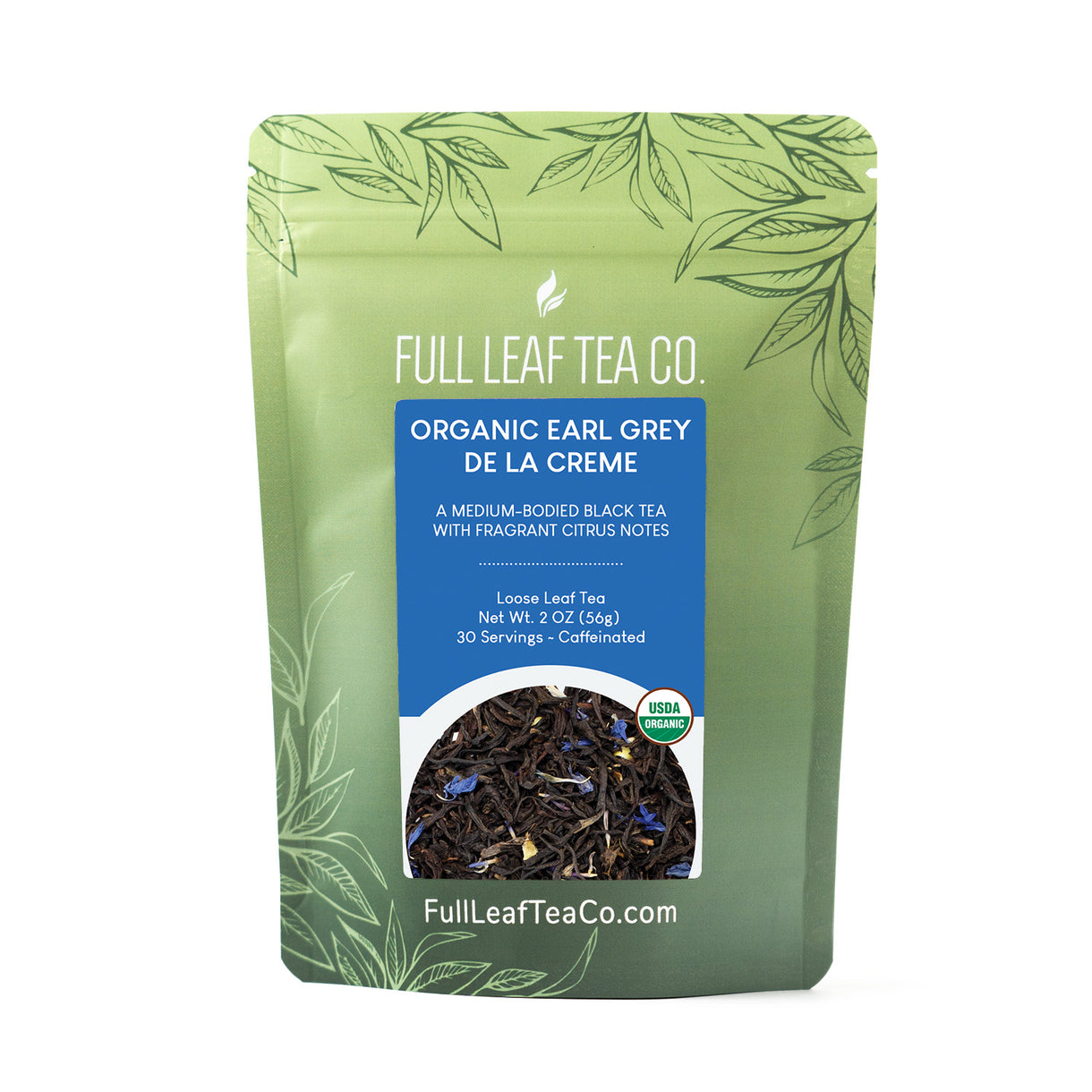 Organic Earl Grey De La Creme - Loose Leaf Tea - Full Leaf Tea Company