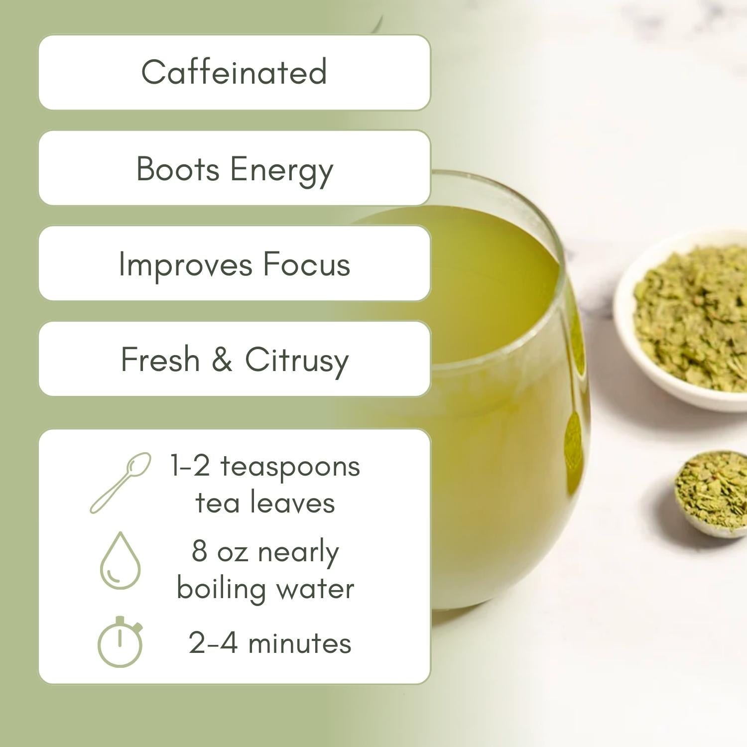 Organic Green Energy - Loose Leaf Tea - Full Leaf Tea Company