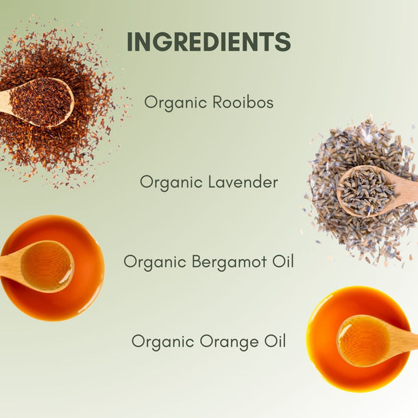Organic Herbal Earl - Loose Leaf Tea - Full Leaf Tea Company - Ingredients, Listed on Page