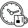 Clock icon representing business hours or hours of operation.
