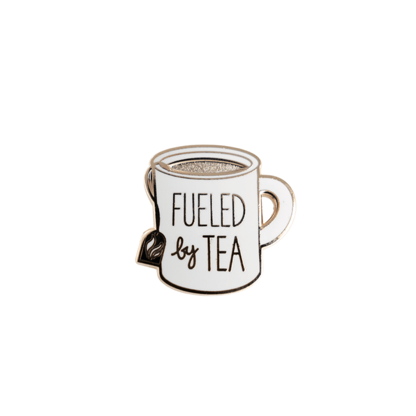 "Fueled By Tea" Enamel Pin - Full Leaf Tea Company