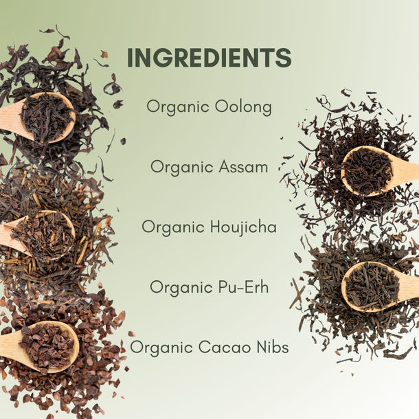 Organic Royal Blend - Loose Leaf Tea - Full Leaf Tea Company - Ingredients, Listed on Page