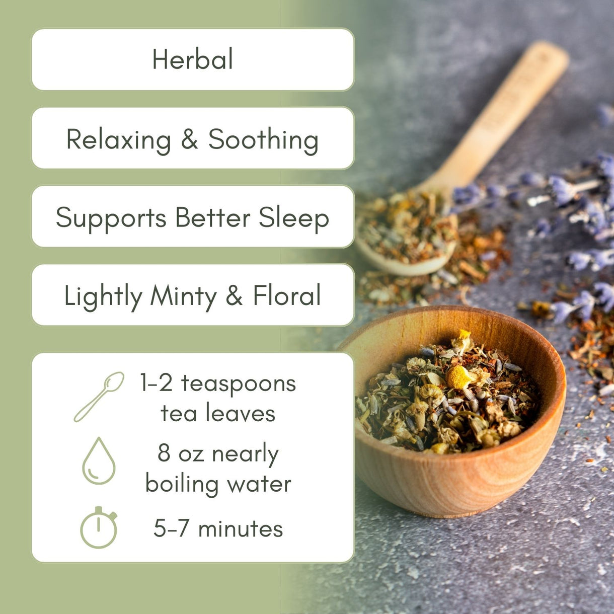 Organic Sleeping TranquiliTea - Loose Leaf Tea - Full Leaf Tea Company