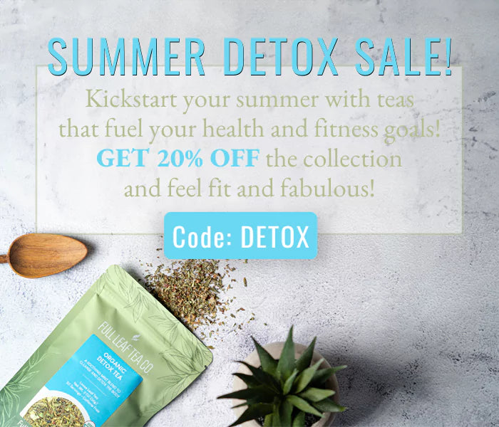 Summer Detox Sale Banner - Get 20% Off with Code Detox