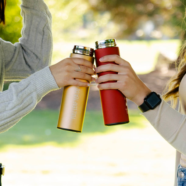 Full Leaf Vacuum Flask Tea Infuser - Accessories - Full Leaf Tea Company - Gold