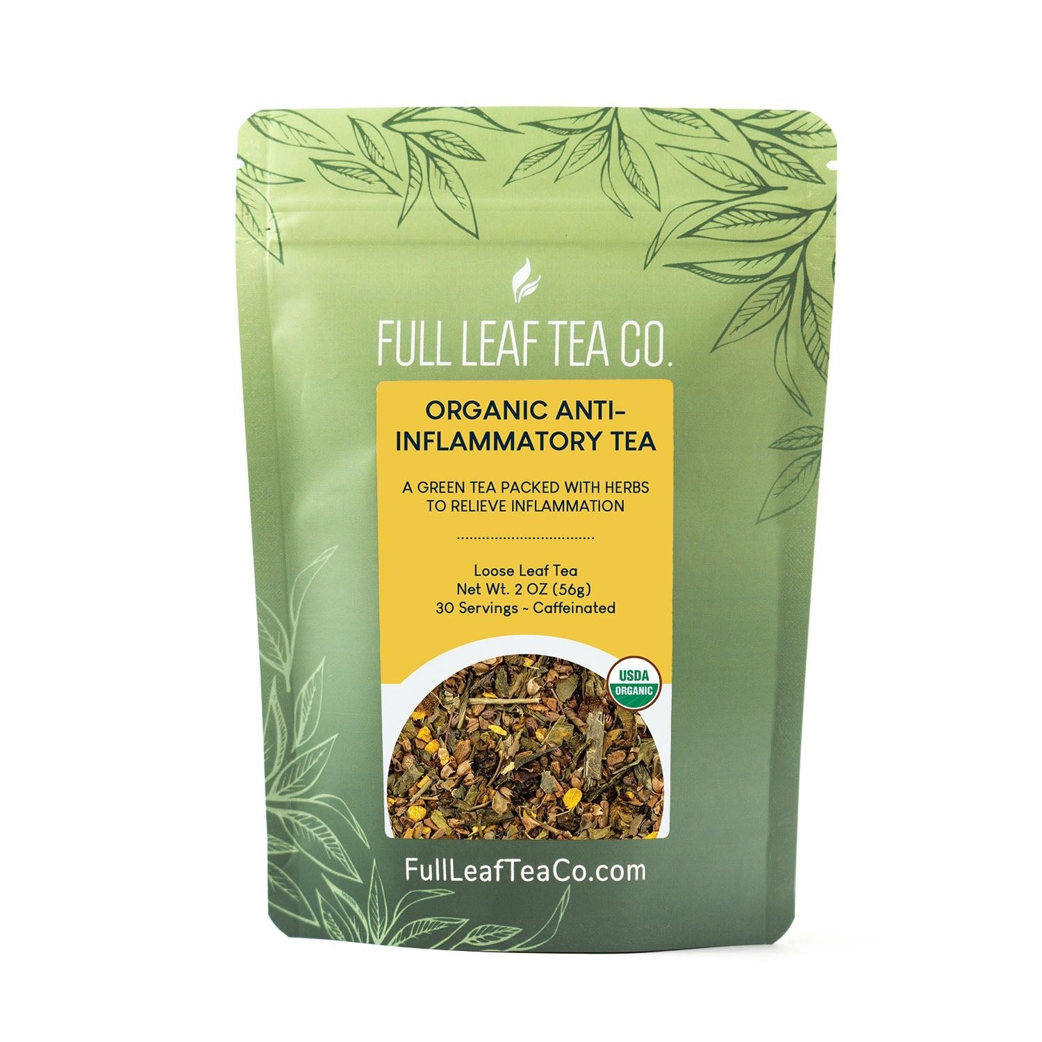 Organic Anti-Inflammatory Tea - Loose Leaf Tea - Full Leaf Tea Company