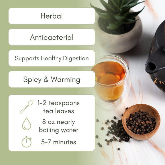 Organic Black Pepper Full Leaf Tea Company