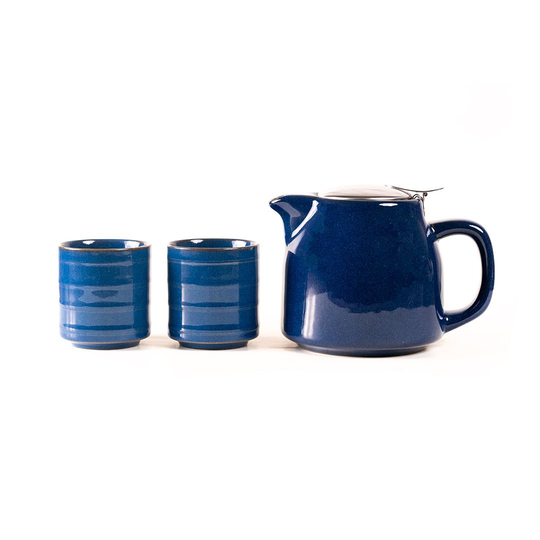 "Tea for Two"- Navy Blue Gloss - Accessories - Full Leaf Tea Company