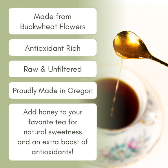 Buckwheat Honey Raw & Unfiltered Full Leaf Tea Company