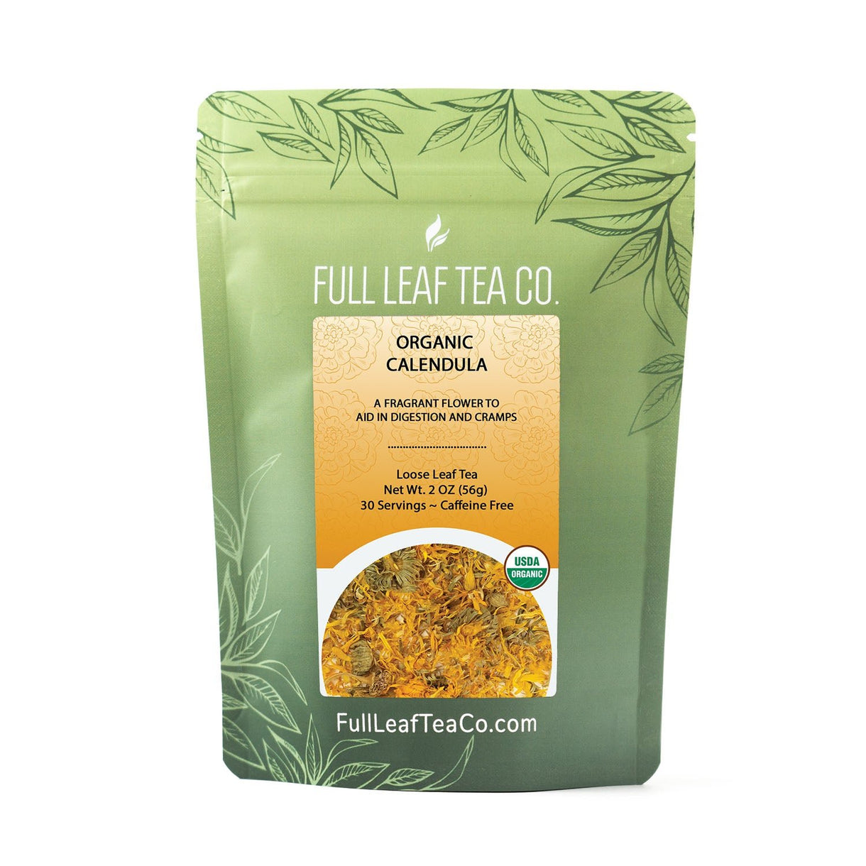 Organic Calendula - Loose Leaf Tea - Full Leaf Tea Company