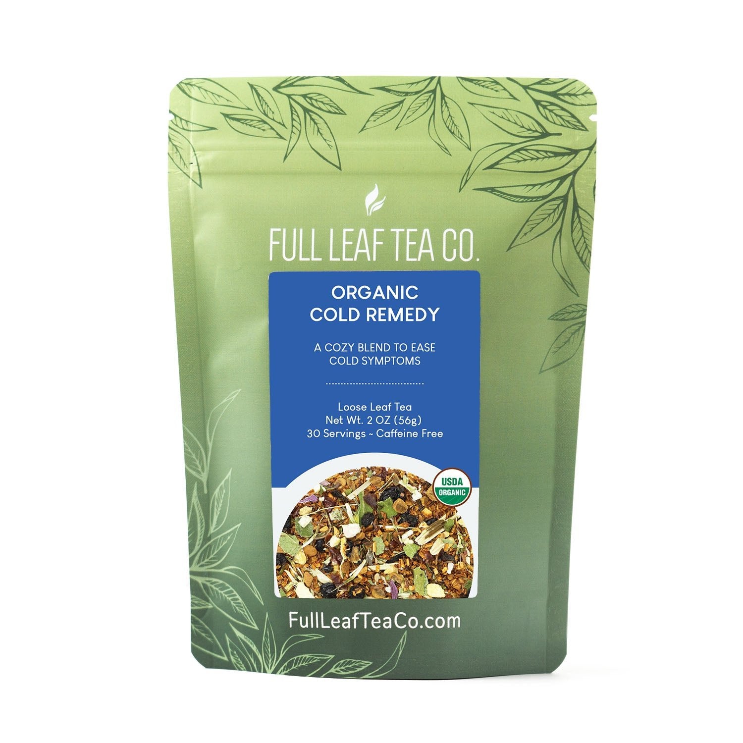 Organic Cold Remedy - Loose Leaf Tea - Full Leaf Tea Company