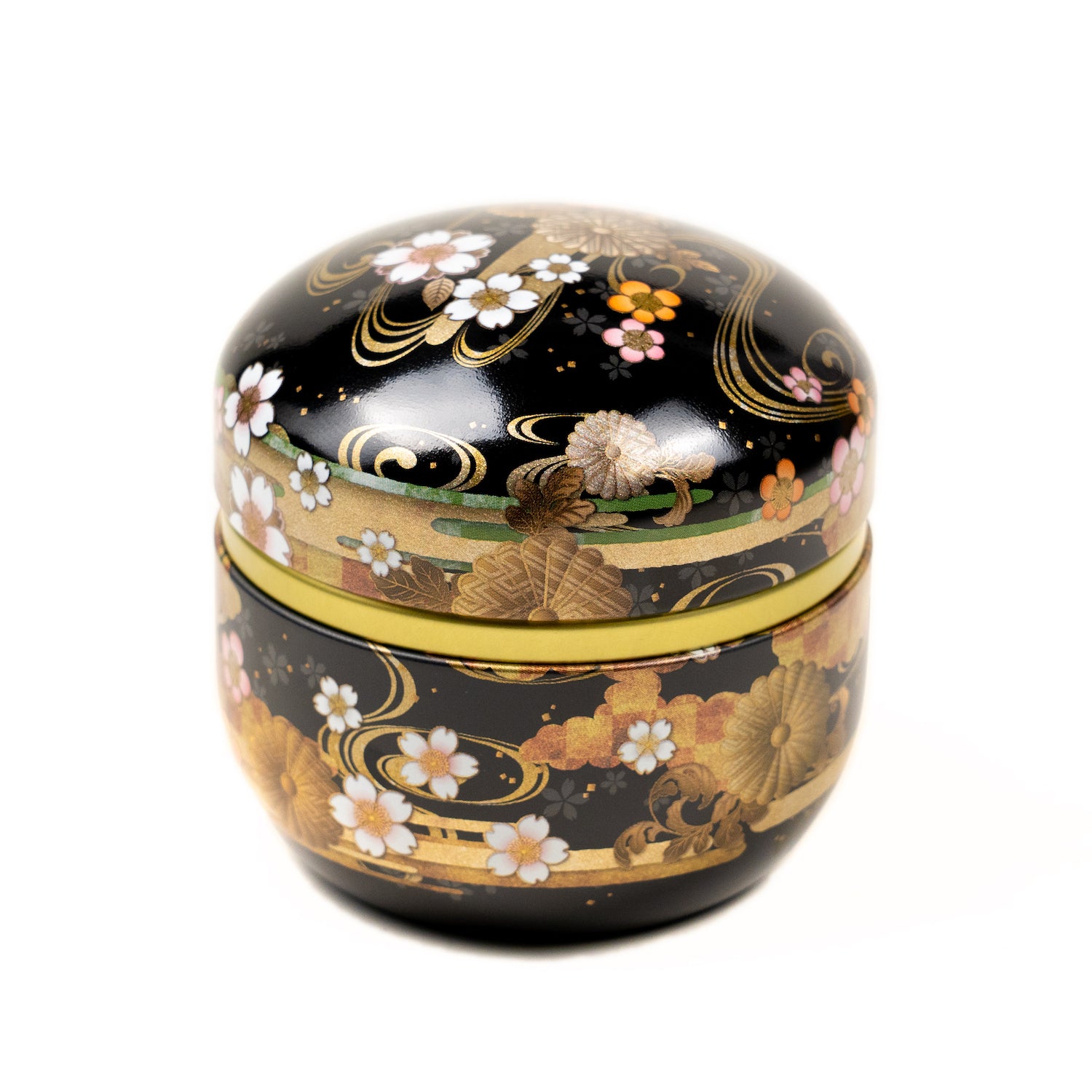 Buy dark-floral Decorative Japanese Matcha Tins