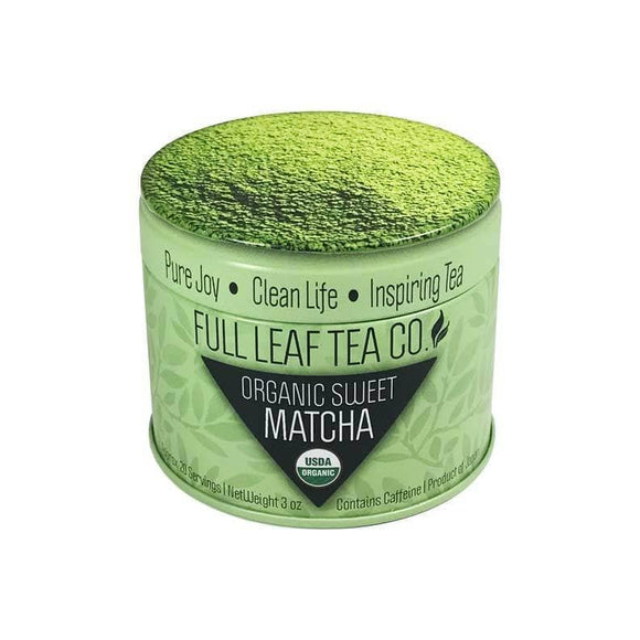 Organic Sweet Matcha Green Tea Powder Full Leaf Tea Company