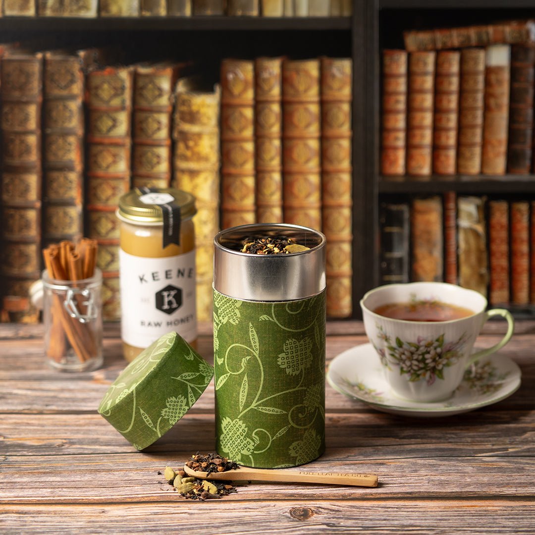 Japanese Tea Canister - Green - Accessories - Full Leaf Tea Company