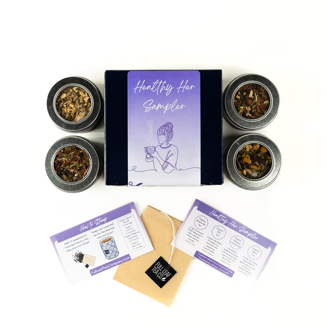 Healthy You Sampler - For Her - Loose Leaf Tea - Full Leaf Tea Company