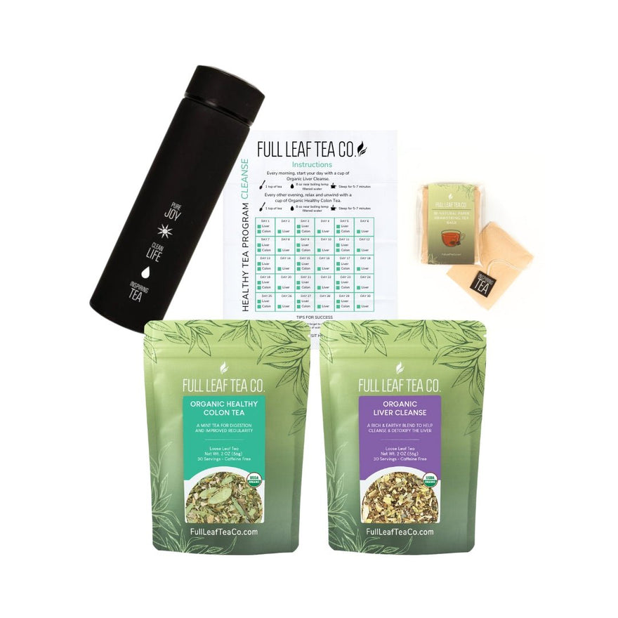 Healthy Tea System - Detox - Liver and Colon | Full Leaf Tea Company