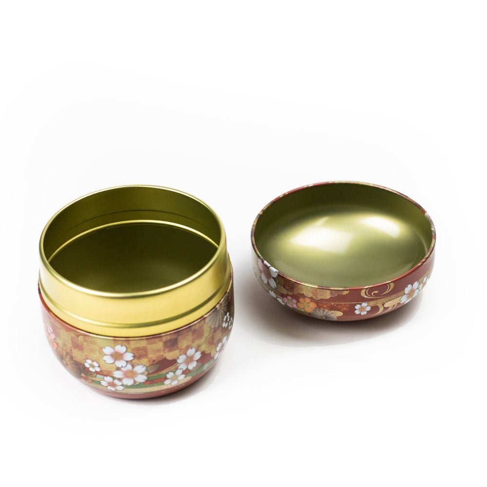 Decorative Japanese Matcha Tins - Full Leaf Tea Company