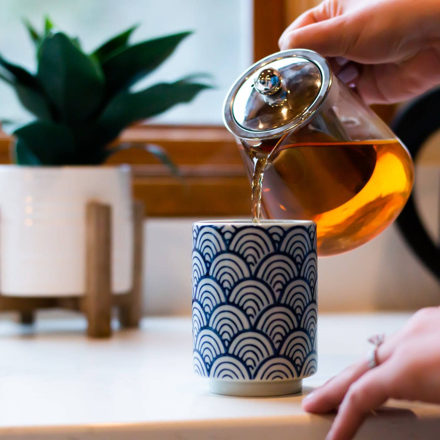 Full Leaf Glass Infuser Teapot  -  Accessories  -  Full Leaf Tea Company