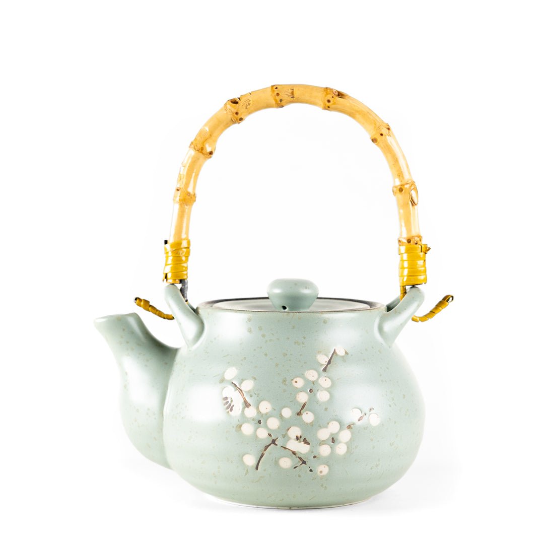 Jade Blossom Ceramic Tea Set - Accessories - Full Leaf Tea Company