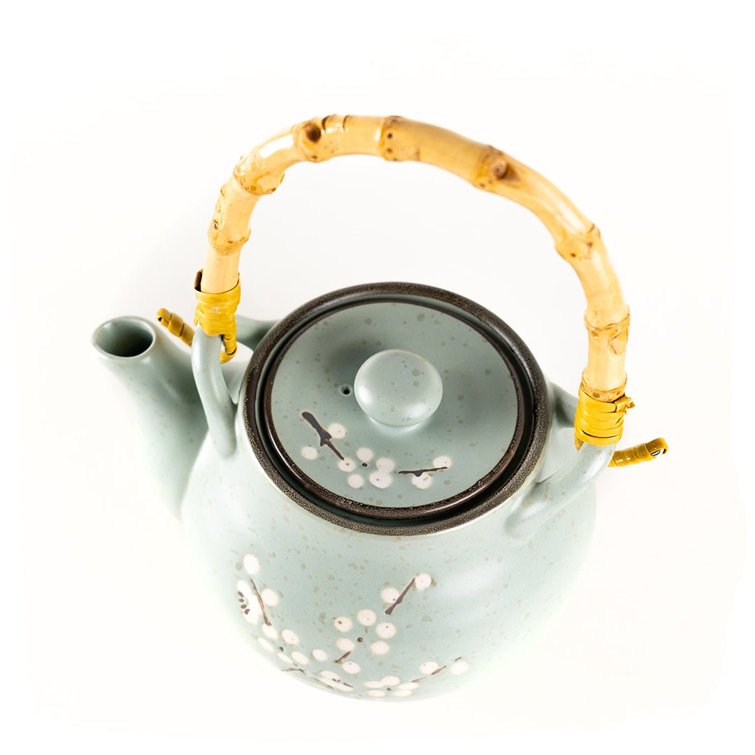 Jade Blossom Ceramic Tea Set - Accessories - Full Leaf Tea Company