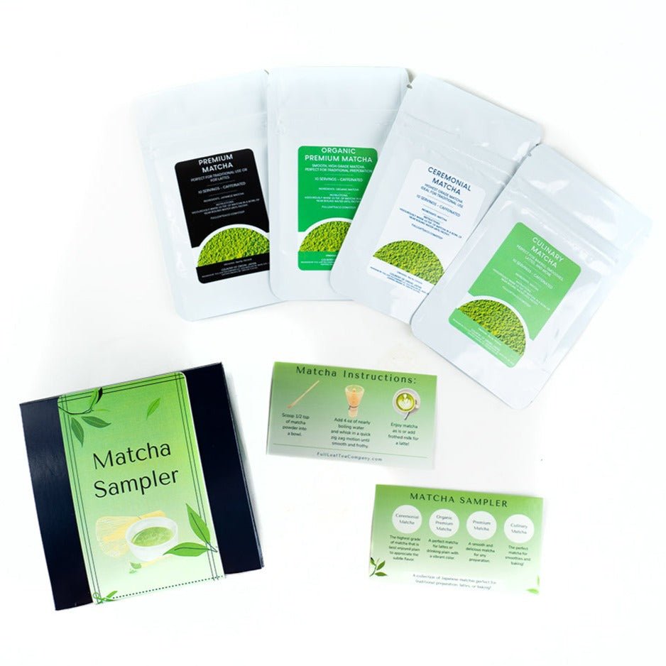 Matcha Sampler - Matcha - Full Leaf Tea Company