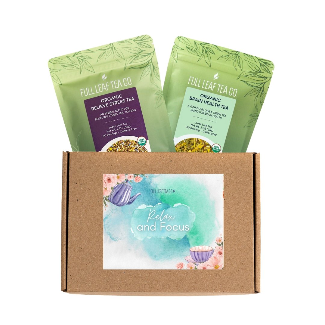 Relax & Focus Tea Gift Pack - Full Leaf Tea Company