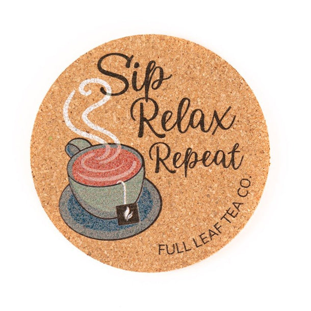 Printed Cork Coasters - Accessories - Full Leaf Tea Company