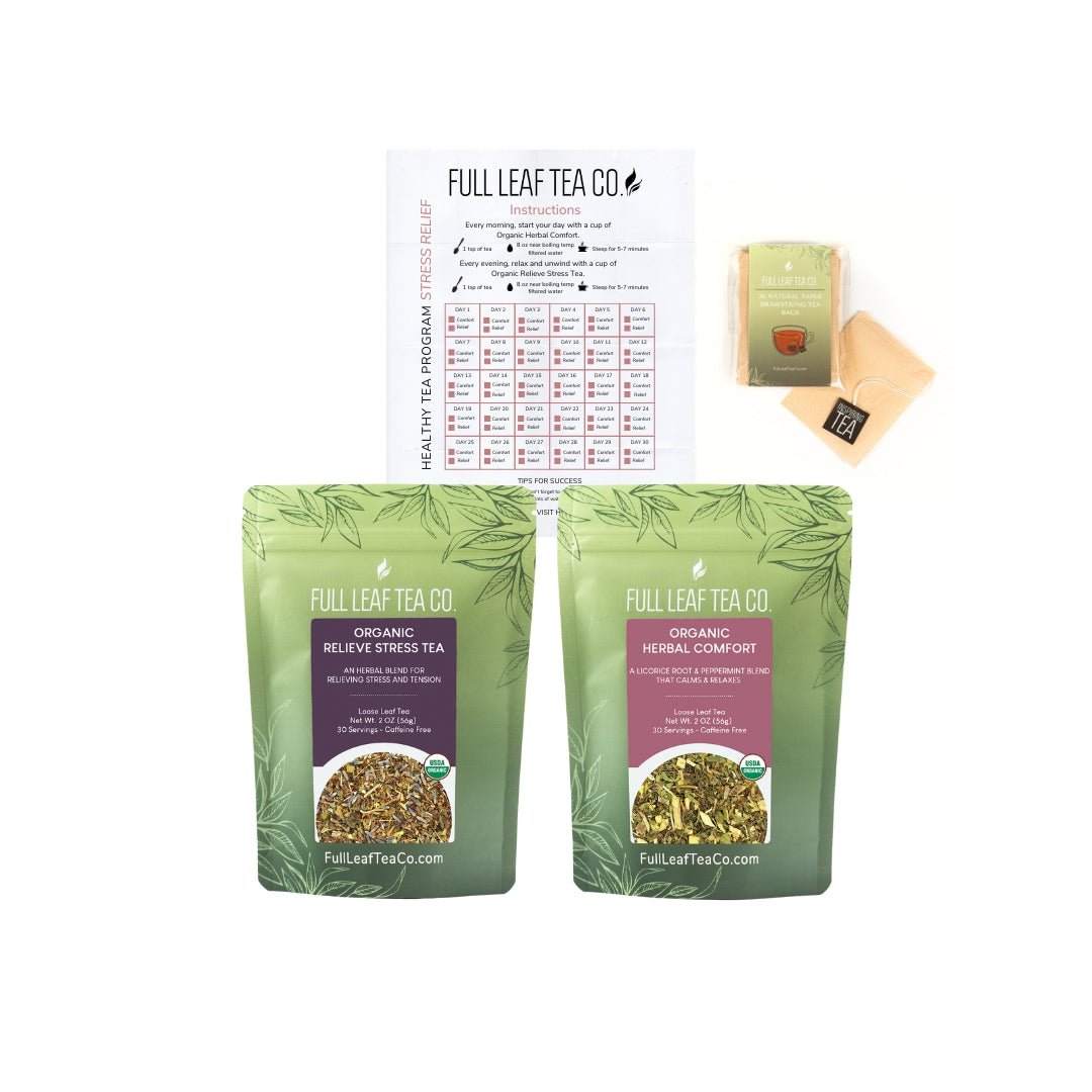 Healthy Tea Program - Stress Relief - Loose Leaf Tea - Full Leaf Tea Company