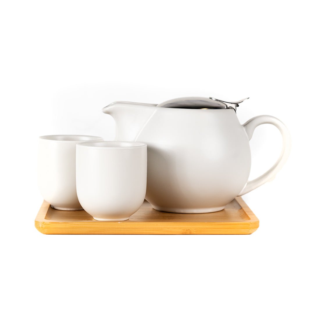 "Tea for Two"- Matte Ceramic Tea Set - Accessories - Full Leaf Tea Company