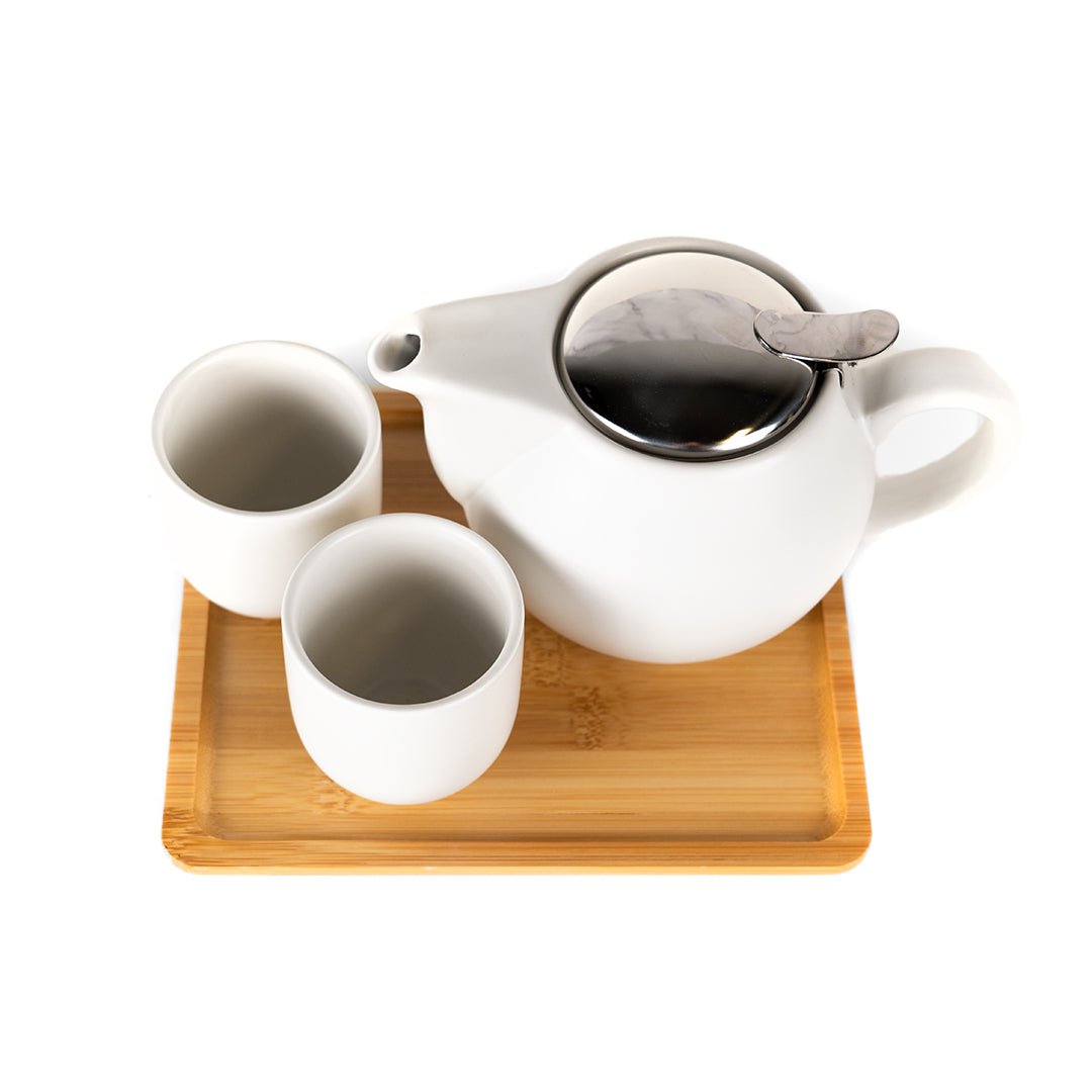 "Tea for Two"- Matte Ceramic Tea Set - Accessories - Full Leaf Tea Company