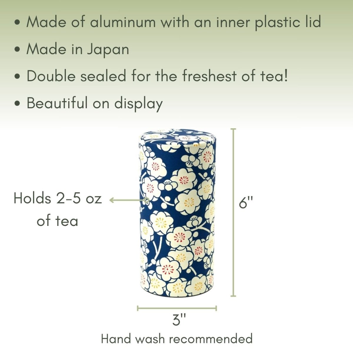 Japanese Tea Canister – Bliss - Accessories - Full Leaf Tea Company