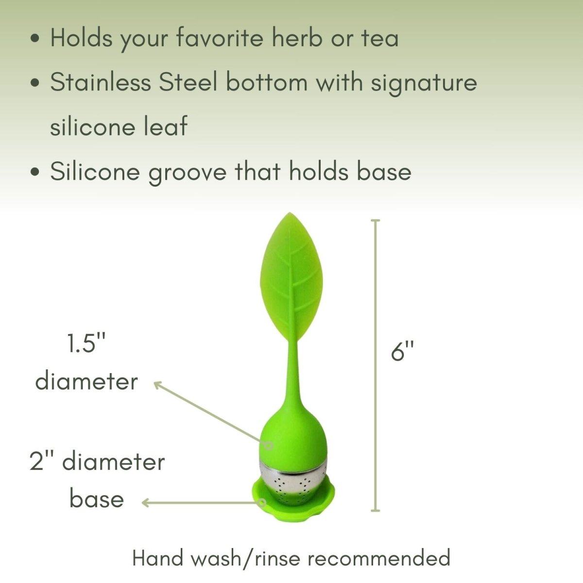 Full Leaf Leaf Infuser - Green - Accessories - Full Leaf Tea Company