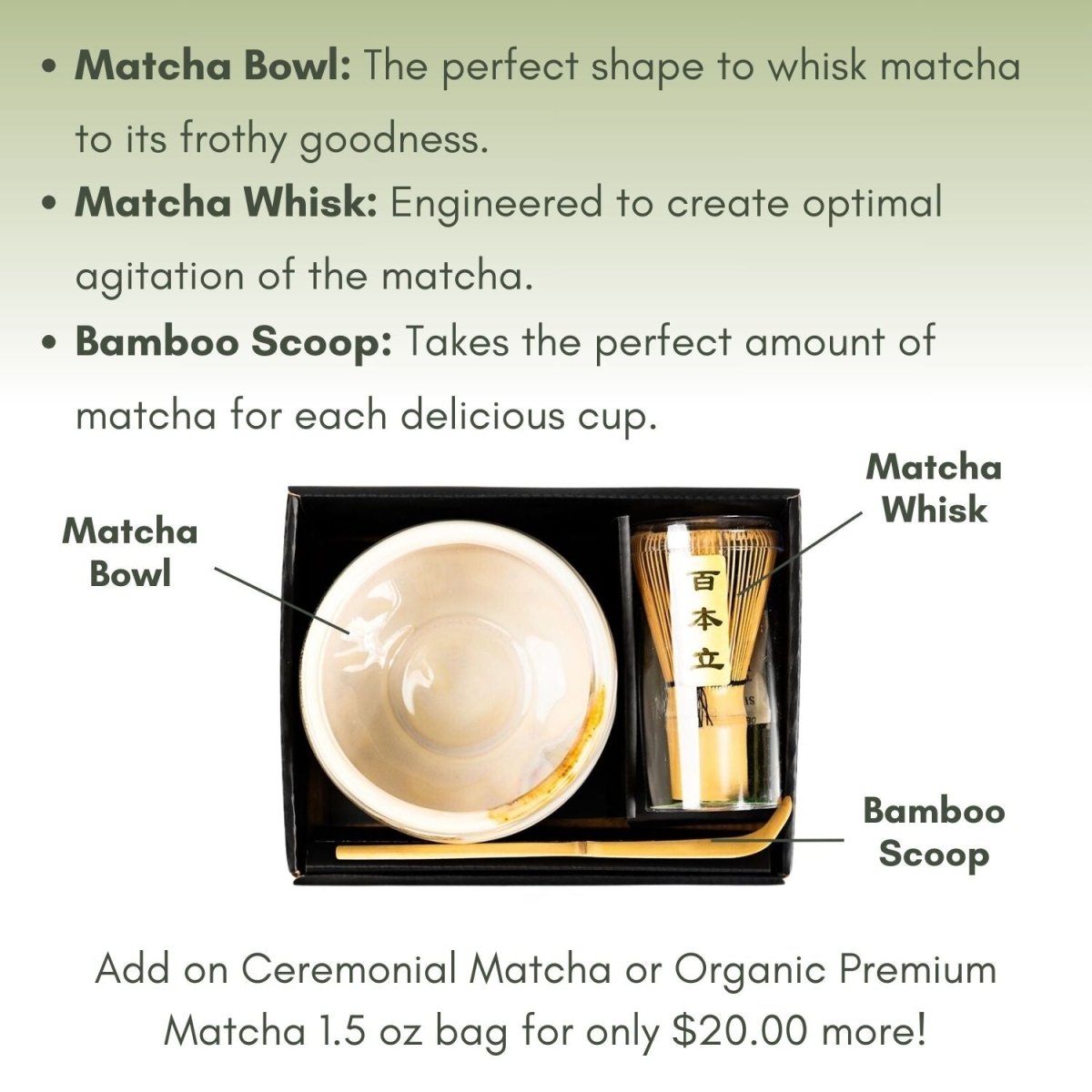 Matcha Starter Kit - Matcha - Full Leaf Tea Company