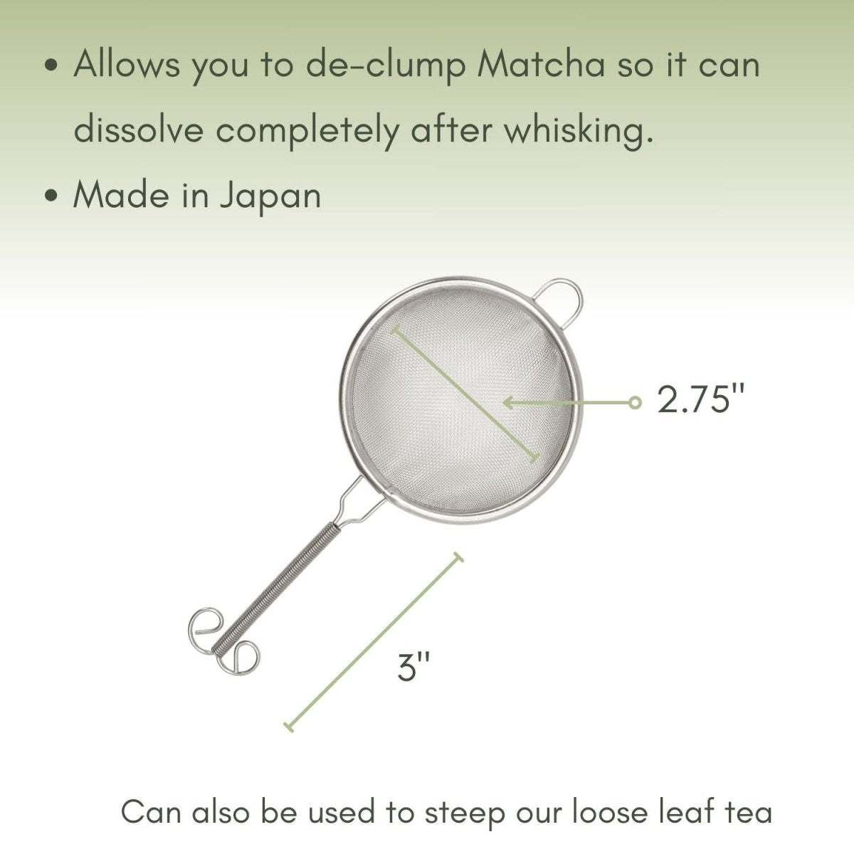 Sifter - Sift Matcha or Steep Tea - Accessories - Full Leaf Tea Company