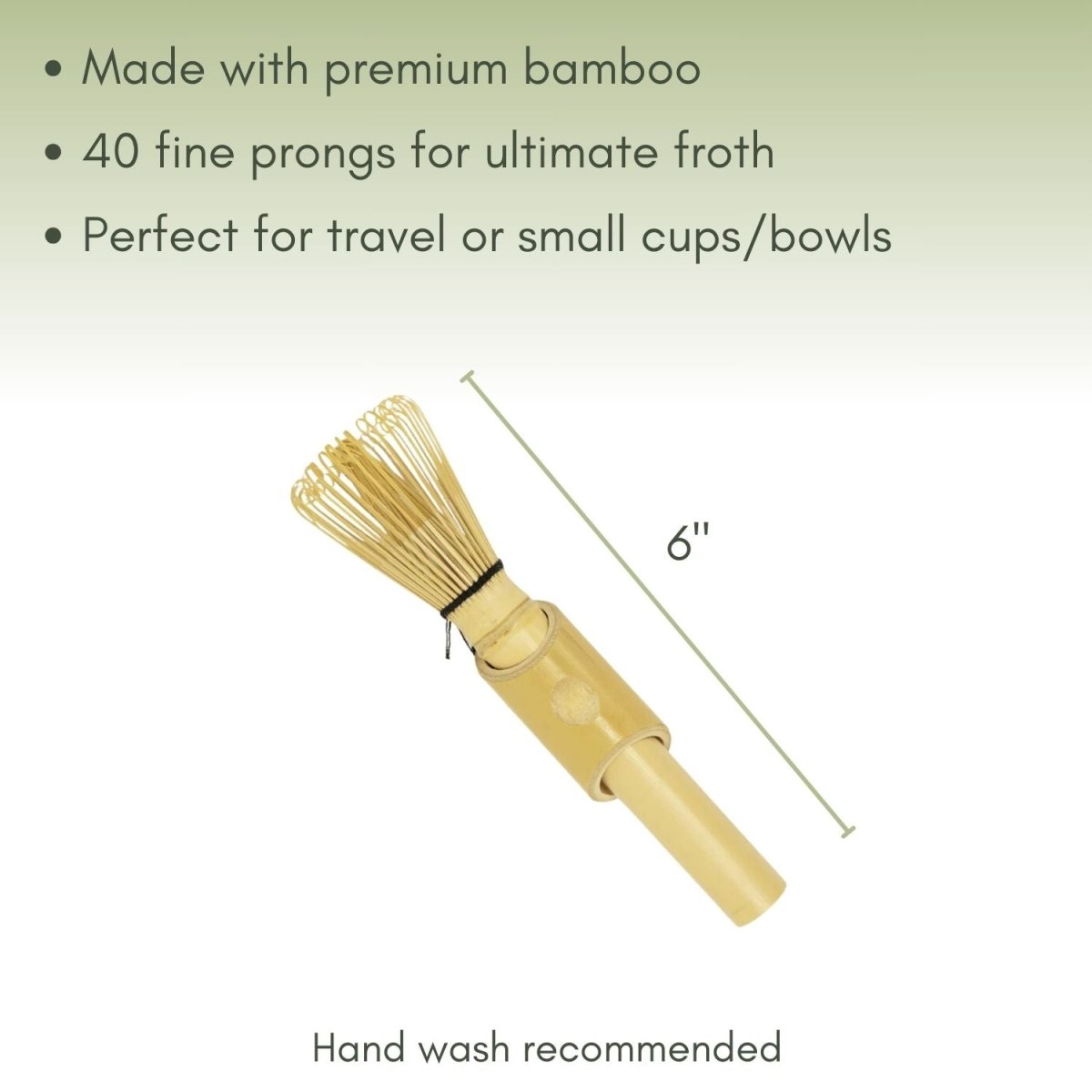 Mini Matcha Bamboo Whisk - Accessories - Full Leaf Tea Company