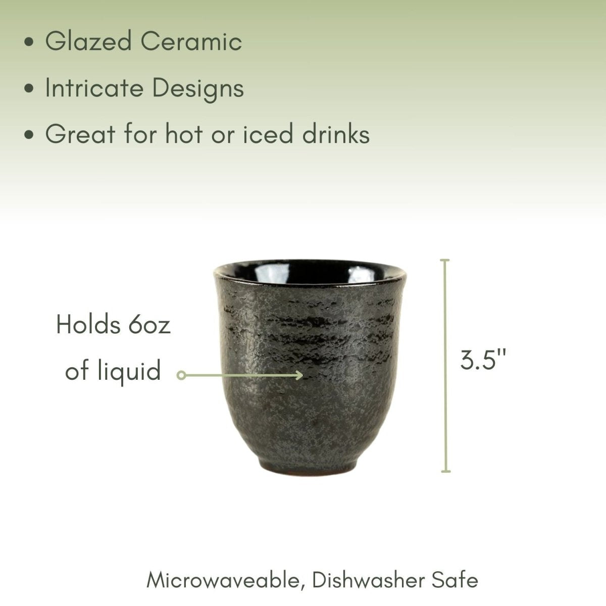 Petite Ceramic Tea Cup - Accessories - Full Leaf Tea Company