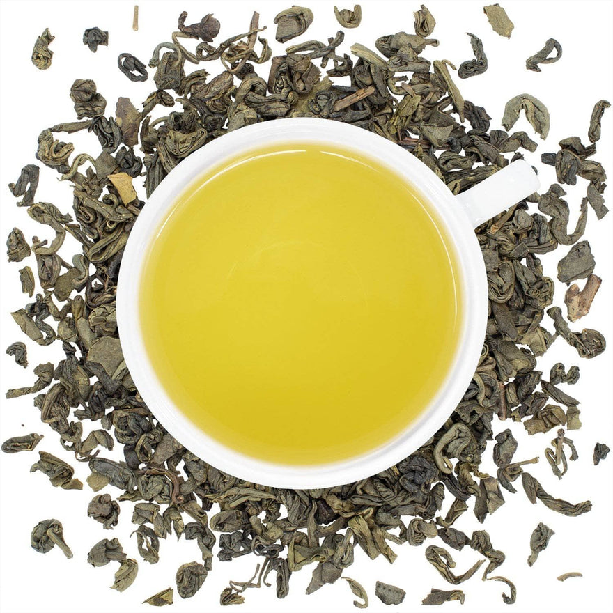 Organic Gunpowder Green Loose Leaf Tea Full Leaf Tea Company