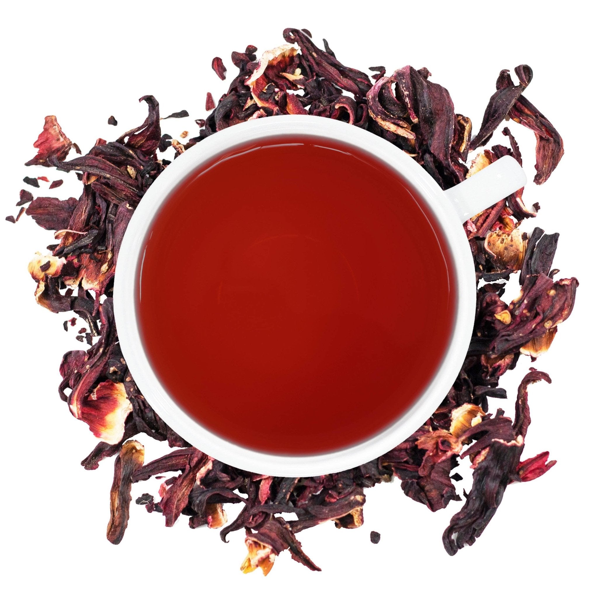 Organic Hibiscus Tea - Loose Leaf Tea - Full Leaf Tea Company