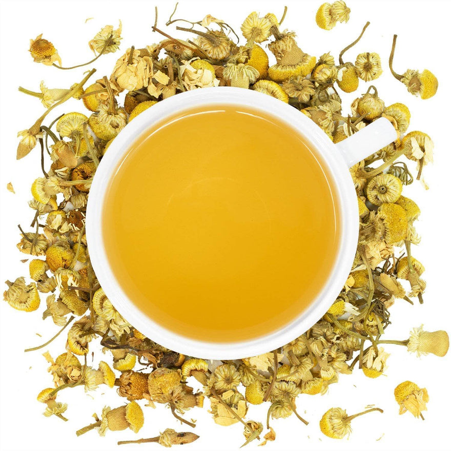 Organic Chamomile Loose Leaf Herbal Tea Full Leaf Tea Company
